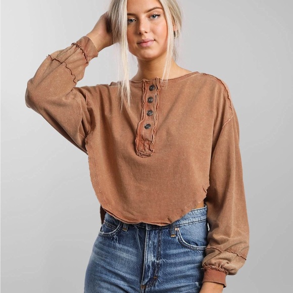 We The Free Henley Top - Women's M - Picture 2 of 8